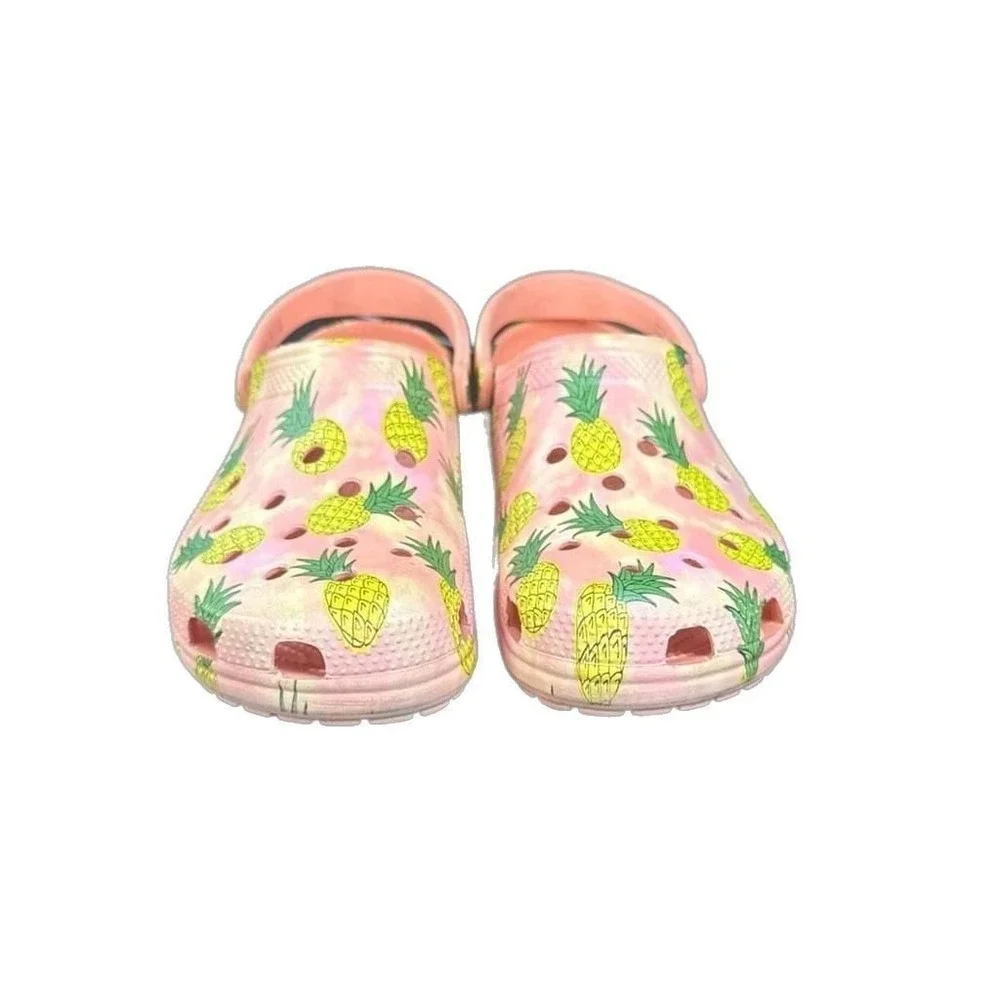 Crocs Classic Retro Resort Clog Papaya Pineapple Multi, Size 9M  11W